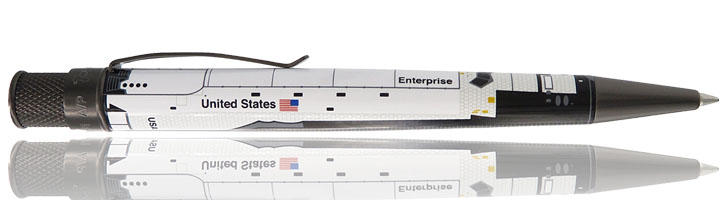 Retro 51 Tornado Popper Rollerball Pens in Enterprise Space Shuttle