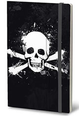 Stifflexible Flag Medium Memo & Notebooks in Jolly Roger Flag