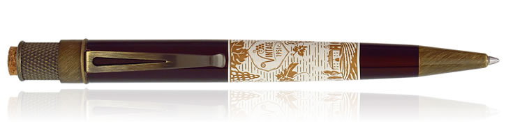 Retro 51 Speakeasy Rollerball Pens in Red Wine