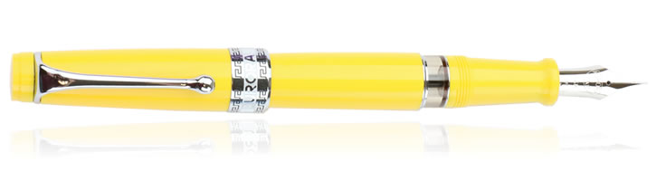 Aurora Optima Flex Fountain Pens in Yellow