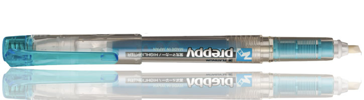 Blue Platinum Preppy Highlighter Fountain Pens