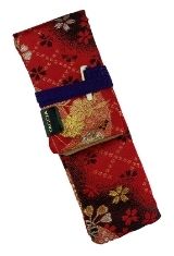 Nishijin Sakura Festival Taccia Kimono Wrap Single Pen Carrying Cases