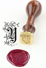 Y - Illuminated Font J Herbin Brass Letter Seal Sealing Wax
