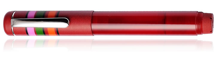 Opus 88 Fantasia Fountain Pens in Red