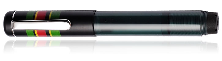 Opus 88 Fantasia Fountain Pens in Teal Black