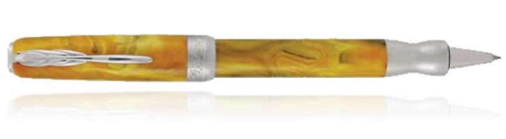 Pineider La Grande Bellezza Gemstone Rollerball Pens in Tigers Yellow