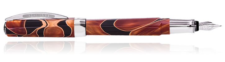 Visconti Vertigo Fountain Pens in Orange