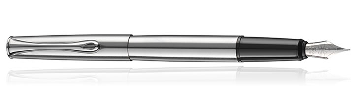 Diplomat Esteem Fountain Pens in Matte Chrome