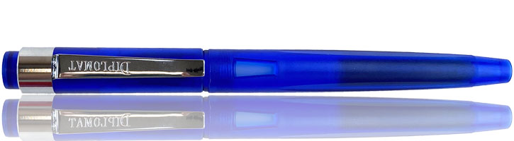Demo Blue Diplomat Magnum Fountain Pens