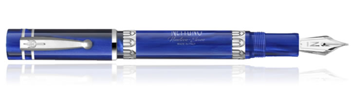 Nettuno 1911 Fountain Pens in Oceano Deep Blue