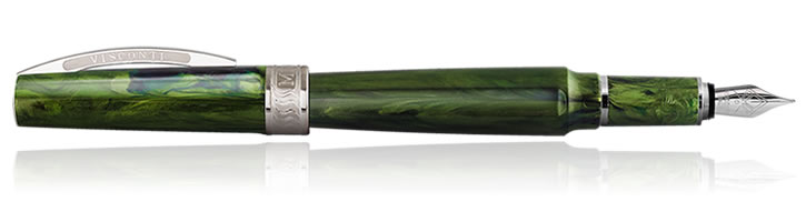 Visconti Mirage Fountain Pens in Emerald
