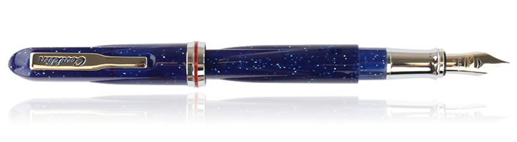 Conklin Empire Fountain Pens in Stardust Blue