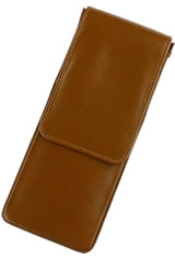 Tan Girologio Triple Magnetic Closure Pen Carrying Cases