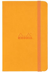 Rhodia Pocket Webnotebook Memo & Notebooks in 3-1/2 X 5 Orange/Lined