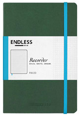 Endless Recorder Memo & Notebooks in Forest Canopy - Ruled