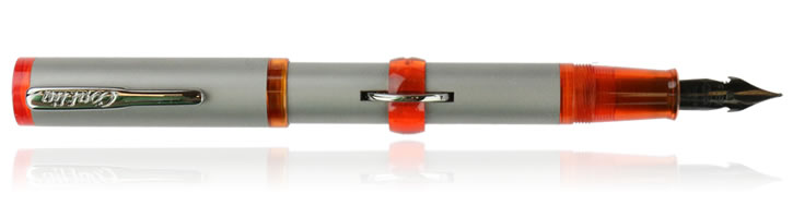 Conklin Crescent Filler 120th Anniversary Fountain Pens in Orange