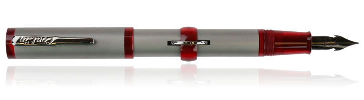 Conklin Crescent Filler 120th Anniversary Fountain Pens in Red