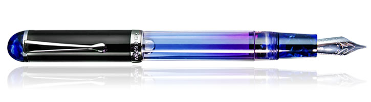 Wancher Crystal Fountain Pens in Indigo Sapphire