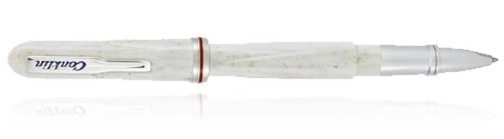 Stardust White Conklin Empire Rollerball Pens