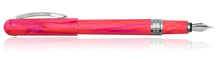 Visconti Breeze Fountain Pens in Cherry