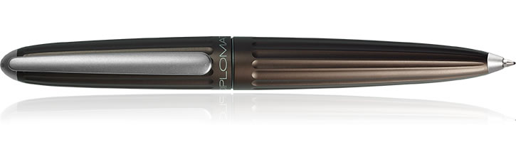 Diplomat Aero Ballpoint Pens in Metallic Brown