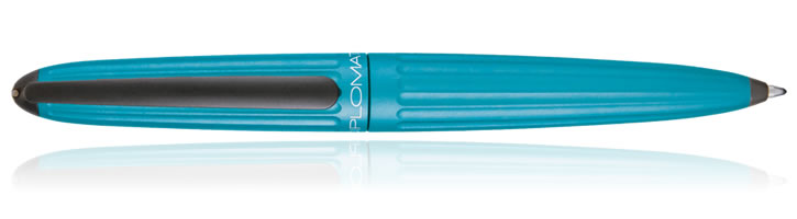 Diplomat Aero Ballpoint Pens in Turquoise