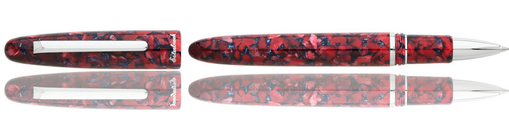 Esterbrook Estie Rollerball Pens in Scarlet / Palladium