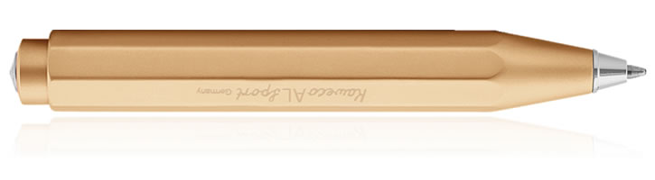Gold Kaweco AL Sport Ballpoint Pens