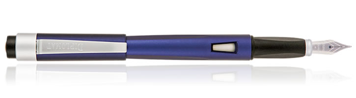 Diplomat Magnum Soft Touch Fountain Pens in Indigo Blue