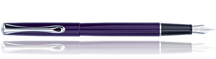 Deep Purple Diplomat Traveller  Fountain Pens