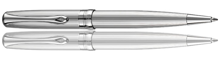 Guilloche Chrome Diplomat Excellence A2 Ballpoint Pens