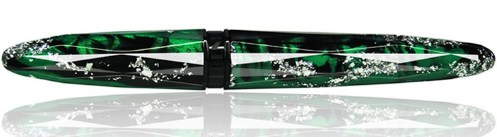 Benu Briolette Fountain Pens in Secret Garden