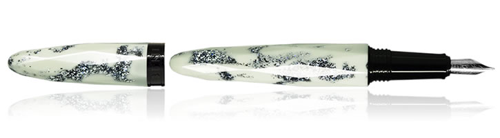 Benu Briolette Fountain Pens in Snow Season