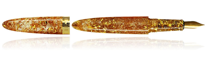 Benu Minima Fountain Pens in Blazing Gold