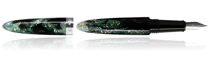 Benu Minima Fountain Pens in Mystical Green
