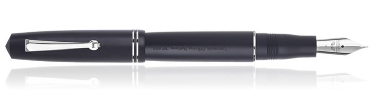 Leonardo Officina Italiana Momento Zero Fountain Pens in Black Matte Rhodium
