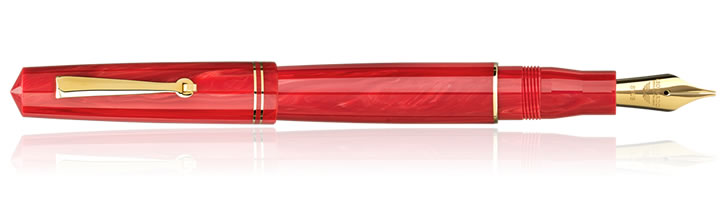 Leonardo Officina Italiana Momento Zero Fountain Pens in Mediterranean Coral