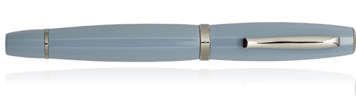 Scribo Feel Fountain Pens in Grey Blue 14k Flex