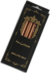 Pen Chalet Glue Gun Sealing Wax in Rose Copper