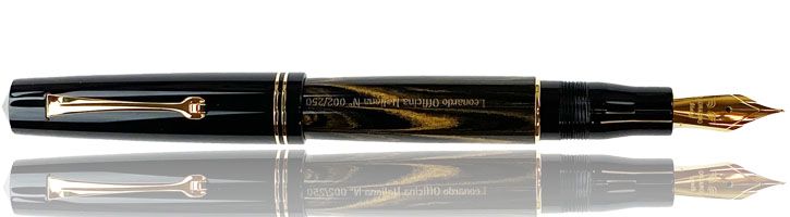 Black-Yellow Ebonite, Glossy / Gold