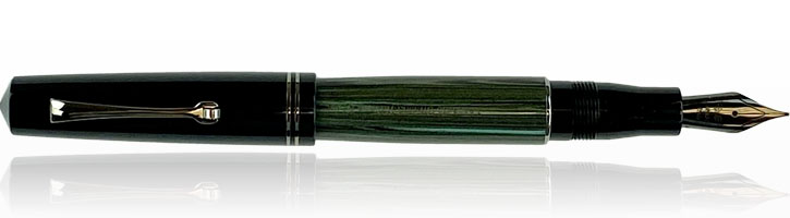 Leonardo Officina Italiana Exclusive Momento Zero Fountain Pens in Emerald Green Ebonite