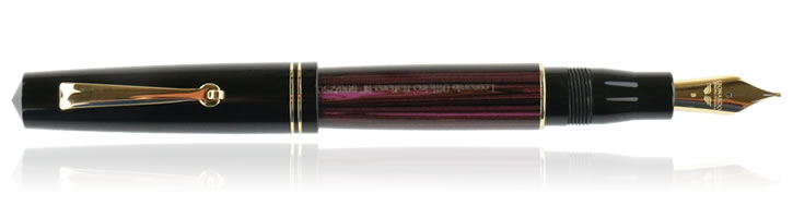 Leonardo Officina Italiana Exclusive Momento Zero Fountain Pens in Purple Ebonite