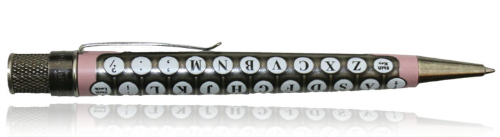 Retro 51 Typewriter Rollerball Pens in Pink