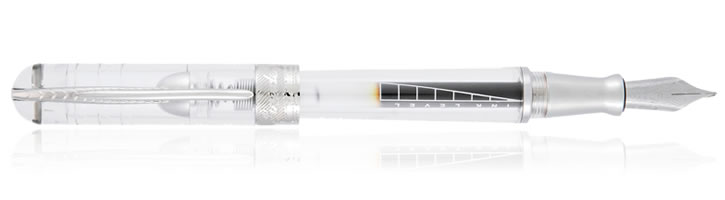 Pineider Avatar UR Demonstrator Fountain Pens in Clear