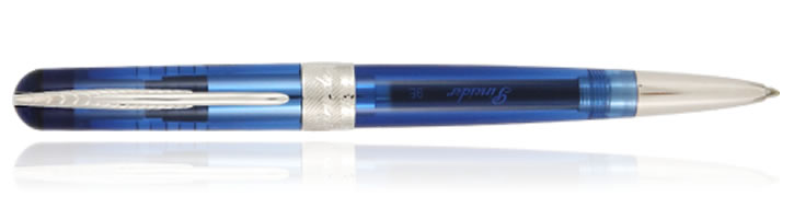 Pineider Avatar UR Demonstrator Ballpoint Pens in Sky Blue