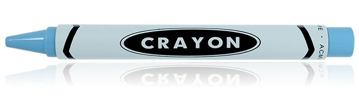 ACME Studios Crayon Rollerball Pens in Light Blue
