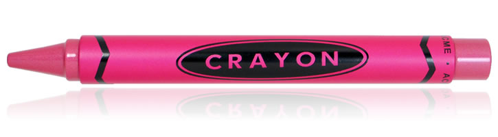 ACME Studios Crayon Rollerball Pens in Pink