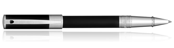 S.T. Dupont D-Inital Rollerball Pens in Matte Black