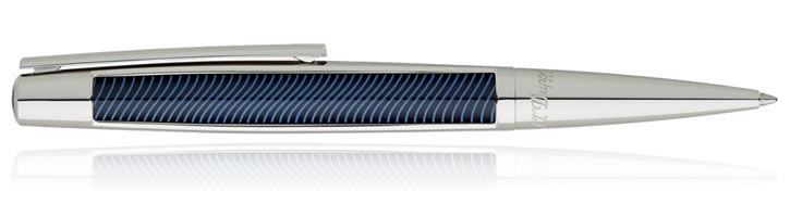 S.T. Dupont Defi Ballpoint Pens in Vibration Blue