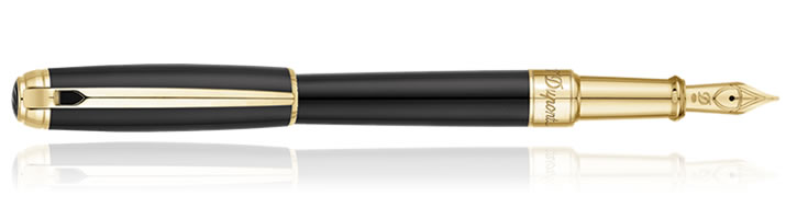 S.T. Dupont Line D Medium Fountain Pens